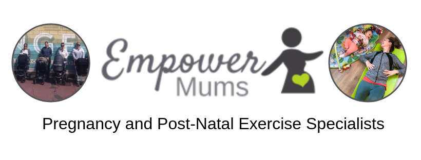 logo for empower mums, specialists in pregnancy and post natal exercise